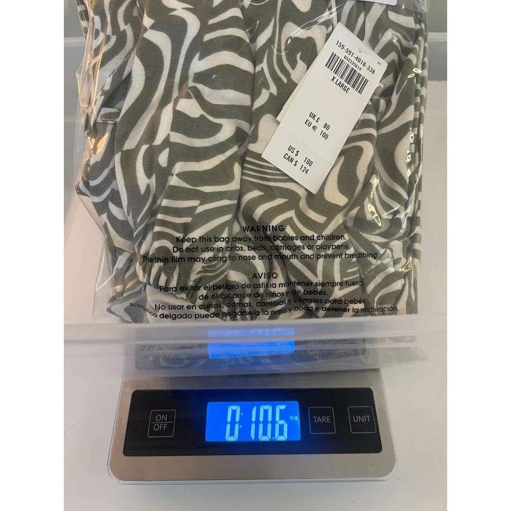 NWT Abercrombie & Fitch Olive Zebra Print Cut-Out Maxi Dress Womens‎ XL